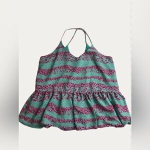 Buddy Love Pink and Teal Flowy Top